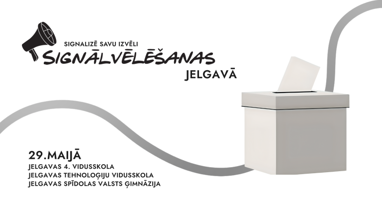 Aktīvi jaunieši iniciē Signālvēlēšanu norisi Jelgavas valstspilsētā