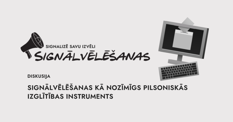 Ekspertu diskusija “Signālvēlēšanas kā nozīmīgs pilsoniskās izglītības instruments”