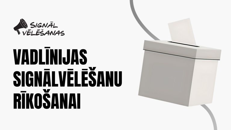 Izveidotas vadlīnijas Signālvēlēšanu rīkošanai izglītības iestādēs